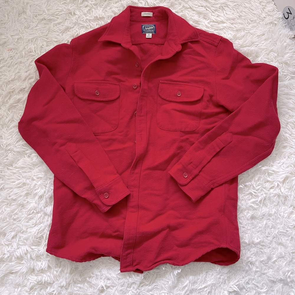 J.Crew chamois work shirt flannel